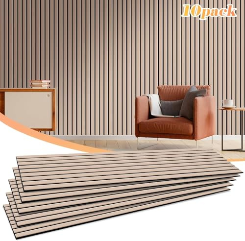 NZQXJXZ Paquete de 10 Paneles Acústicos de Pared Grandes