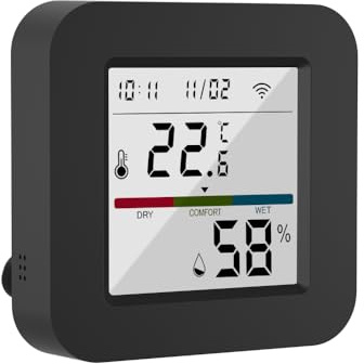 aqxreight TéléCommande Universelle Intelligente avec Température et humidité 3 en 1 IR WiFi pour TV, Ventilateur AC, Commande Vocale, Hub Multi-appareils Compatible avec la Maison et Le Bureau