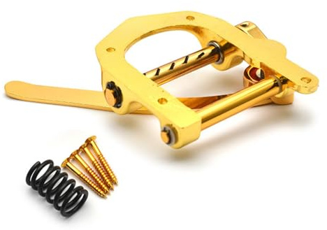 Ponte tremolo per chitarra elettrica con sistemi di cuscinetti a rulli senza attrito e montanti per corde di sostituzione rapida delle corde, sistemi tremolo a basso attrito con cuscinetti a rulli