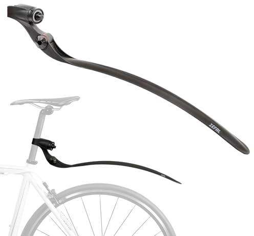 ZEFAL Swan Road - Garde-boue arrière pour vélo de route/navettage/fixie - Universel et clipsable sur tige de selle noir taille unique 2470