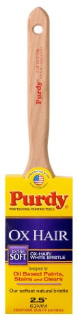 Purdy 144300025 Ox Hair Series Thin Trim Brush, Vit, 6,3 cm