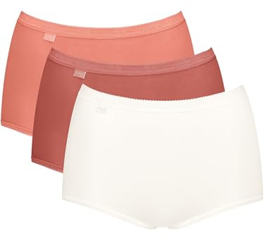 Sloggi Slip da Donna 24/7, 95% Cotone, 5% Elastan, Maxi C3P, Colori Multipli 21, 82
