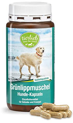 tierlieb Grünlippmuschel Hunde-Kapseln | 150 Kapseln