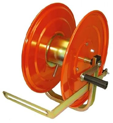 100 MT AVVOLGITUBO ARIA COMPRESSA POTATURA RACCOLTA OLIVE IN METALLO CON FRENO