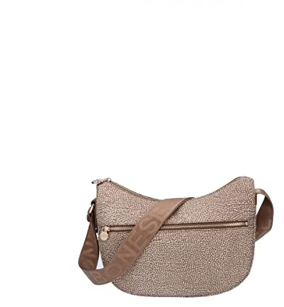 Borbonese 934107 Mezzaluna Beige/marroneTU