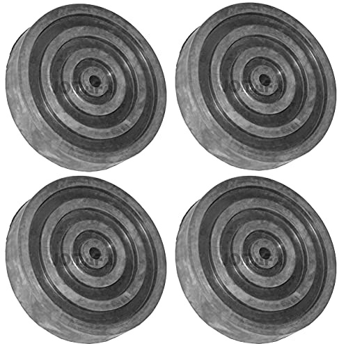 JOMAFA - JUEGO DE 4 Tacos De Goma Para Elevador Werther, Oma, Tecalemit, Italgarage, 122mm Diametro