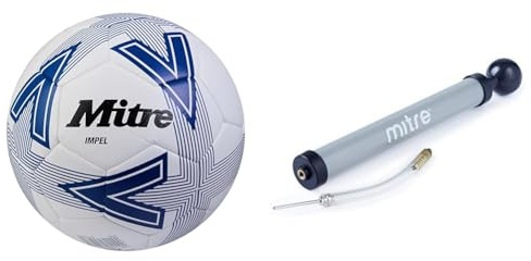 Mitre Pumpe High Speed Luftpumpe Fußballpumpe, Grau, One Size + Mitre Impel