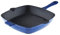 Barbary & Oak BO800256BLU - Bistecchiera in ghisa con interno smaltato resistente, 26 cm, colore blu Limoges
