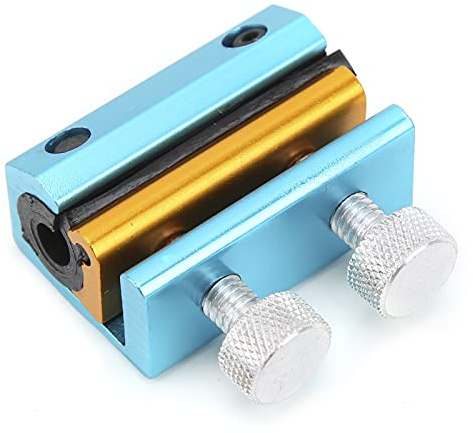 Herramienta Lubricadora, Engrasador de Doble Cable para Motocicleta, Herramienta Lubricadora, Accesorios de Aluminio, Modificación de Goma para la Herramienta ATV(Oro azul)