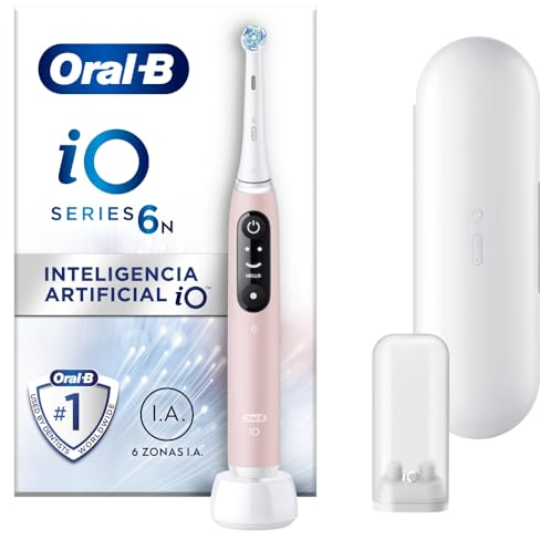 Oral-B Spazzolino Elettrico Ricaricabile iO 6N Rosa, 2 Testine Di Ricambio, 1 Custodia Da Viaggio. 1 Spazzolino