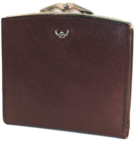 Golden Head Colorado RFID Protect French Coin Purse Wallet Bordeaux