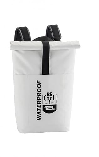 Be Cool Isolierte wasserdichte Kühltasche Rucksack in Weiß - Familie, Reise, Sport, Fashion und Shopping tauglich, 58x24x12 cm, 12 L Volumen