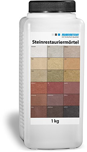 Ruberstein® Ruberstein Steinrestauriermörtel für Natur- und Kunststein1 kg (Hilbersdorfer Porphyr)