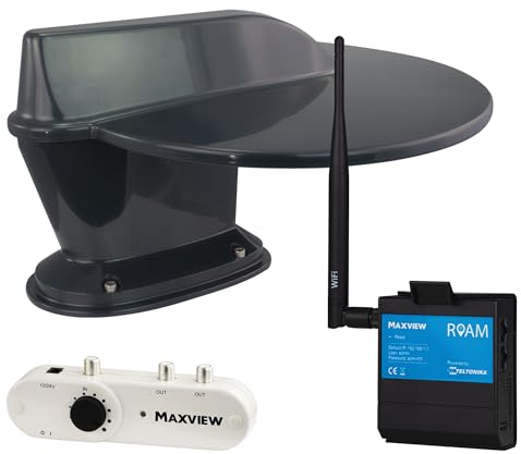 Maxview COMBO/50G Roam Combo Omnidirectional Mobile WiFi & TV Antenna Kit - Grey