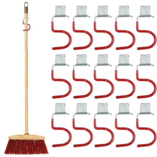 Garden Tool Storage, Metal Wall Mount Tool Organizer Tool Holder Hooks Wall Hooks Hooks For Garages, Sheds, Garden Sheds, Flats