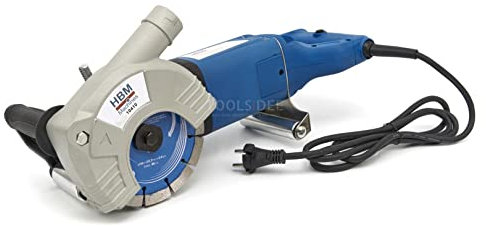Tagliamuro elettrico professionale HBM da 2400 Watt/taglierina per fessure con 5 dischi diamantati