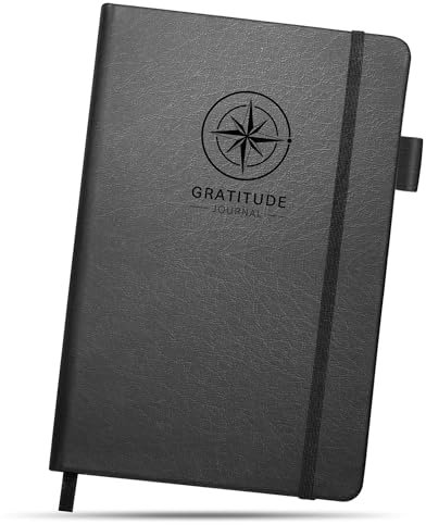 BIROYAL Achtsamkeitstagebuch - Dankbarkeitstagebuch Erwachsene 240 Seiten - 5 Minuten Tagebuch Männer - Gratitude Journal für Achtsamkeit, Selbstfürsorge & Glück - Tagebuch für Männer