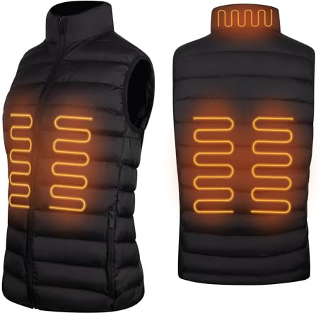 iN Heated Gilet with Smart Heating – Lightweight & Rechargeable Winter Jacket for Women & Men, Heated Jacket for Camping, Skiing, Motorcycle & More