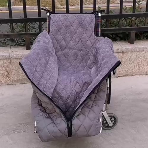 LSRFXF Winddichte Fusssack für Erwachsene Rollstuhl, Wärmesack Fußsack für Erwachsene Winter, Rollstuhl Warm Fußsack, Winter Winddicht Rollstuhl Rollstuhlschlupfsack Rollstuhlsack