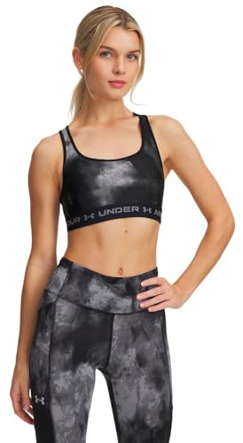 Under Armour Crossback Medium Support Printed Bra Reggiseno Donna