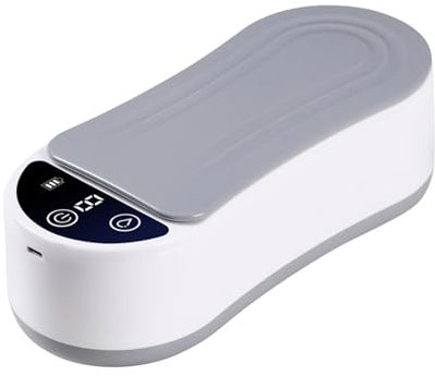 Nettoyeur Ultrasonique, Appareil de Nettoyage Électrique, Machine Portable Anti-Rayures pour Bague, Argenterie, Pièces, Montre et Bijoux