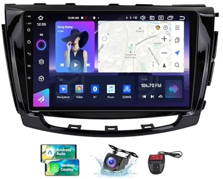 ZZPHKK Autoradio Android 13 per Great Wall Hover Steed 6 2018-2021 con Carplay Android Auto - FM RDS Dab+ Radio Screen da 9 Pollici con 4G WiFi GPS SWC BT 5.0 + Telecamera di Backup DVR(NF-3)