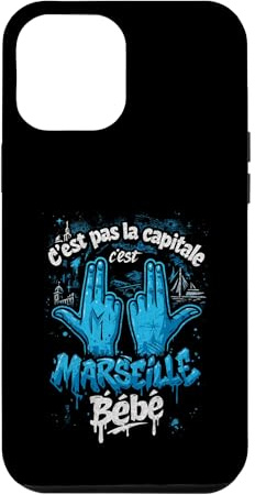 C'est Pas La Capitale C'est Marseille Bébé Coque pour iPhone 12 Pro Max