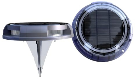 Solarsys – 2er Set Solar LED Bodenleuchten Außen 120 Lumen Warmweiß – Dämmerungssensor, IP67, Erdspieß – Stimmungslicht für Garten, Terrasse, Poolbereich und Bootssteg