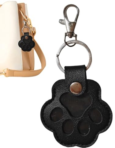 Whrcy Portachiavi Zampe | Per Raccolta Pelo di Gatti e Cani | Portagioie Pendente Con Design Per Telefono Borsa Donne Ragazze Uomini