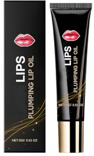 Lip Booster Serum, Lip Plumper Oil, Lippenpflege Öl mit Hyaluronsäure, Feuchtigkeitsspendender Lippenpflege zum Schutz vor Trockenen Lippen (1Pc)