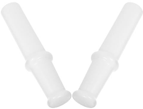 Toyvian Poussoir Lot de 2 Pièces Solide de Hachoir à Viande en Plastique Blanc Accessoire pour Broyeur Alimentaire Facile à Nettoyer, pour Cuisines Petites et Grandes