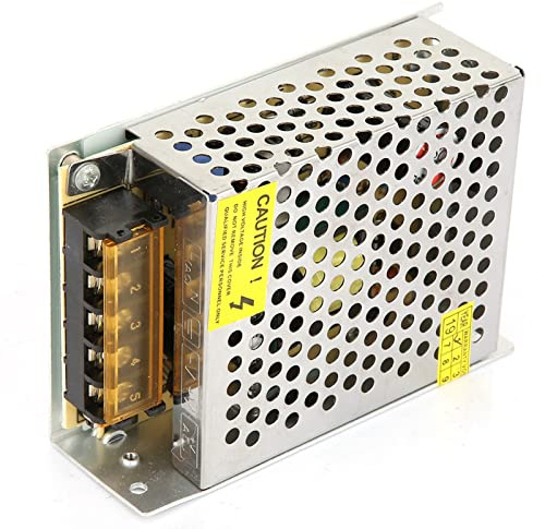 Naroote Pilote d'alimentation à Découpage Haute stabilité pour Affichage, Protection Contre Les Courts-Circuits pour Bande, Convertisseur de Tension 5 V CC pour Usage Domestique (5V 5A)