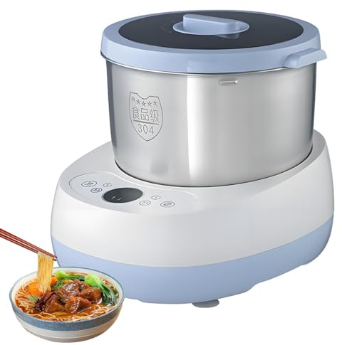 Electric Automatic Small Spiral Dough Mixer, 5L Stainless Steel Stand Mixer,Pizza Doughs Maker Dough Kneading Machine,for Home Baking blue