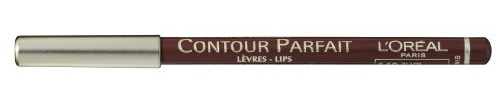 L'Oréal Paris L'ORÉAL Dekorative Kosmetik Contour Parfait Lip Liner 649 Black Chocolate, 6er Pack