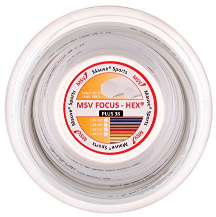 MSV Saitenrolle Focus-HEX Plus 38, Weiß, 200 m, 0355260135500006
