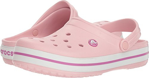 Crocs Unisex Adult Crocband Clog, Pearl Pink/Wild Orchid,42/43 EU