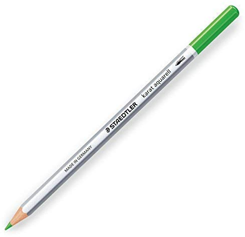 STAEDTLER KARAT AQUARELL Pencil - Professioneller Aquarellstift - Einzelstift - Sap Green - 52