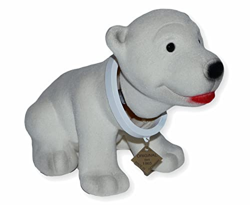 Wackel Figur junger Eisbär Wackelfigur H 17 cm Dekofigur mit Wackelkopf