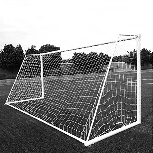 Aoneky Fotbollsnät 1.8x1.2M/2.4x1.8M/3.6x1.8M/3x2M/5.5x2.1M/7.3x2.4M, Polyeten Rep 2/2.5/3mm, Sportnät Tillbehör för fotbollsträning, Färg Vit, Utan Fotbollsmål (3.6×1.8M, 2mm)