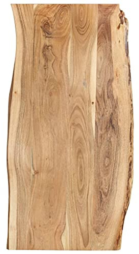 vidaXL Piano del Tavolo Ripiano Superiore Piano di Appoggio per Tavolo Accessori per Tavole Ricambi 118x(50-60) x2,5 cm Legno Massello di Acacia