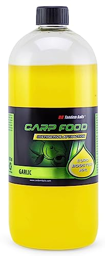Tandem Baits Karpfen Futter Angelfutter Dip Für Boilies Karpfenboilies Attraktor Euro Booster XXL 1 L Knoblauch