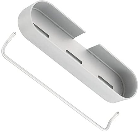Anneome Aluminiummetall Aufbewahrungshalter Zum Einhängen Wandregal Für Küchenhandtücher Flaschenbürsten Zahnbecher Badezimmer Und Küchenregal Platzsparend Haltbar Silber