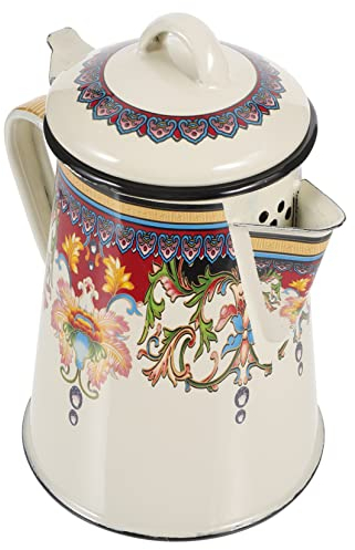 Wasserspeicher-Wasserkocher, Espresso-Perkolator, emaillierter Wasserkocher, Camping-Kaffeemaschinen, emaillierte Teekannen, Kaffee-Server-Spender, emaillierter Servierkrug, Wasserkrug, verdickte K