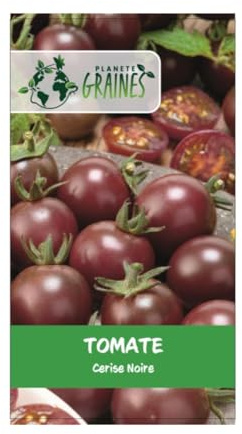 60 graines tomate cerise noire black cherry fruit sucré et productif