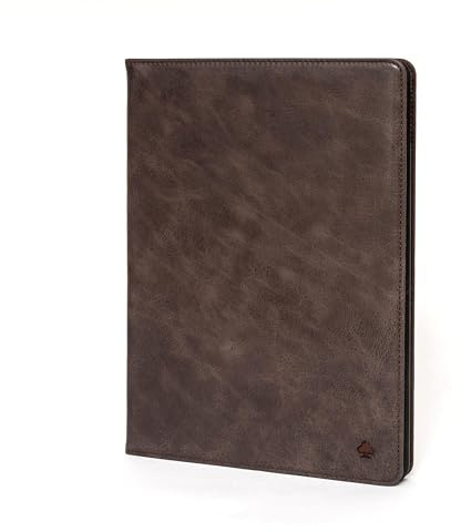 Porter Riley - Custodia in vera pelle compatibile con iPad Air 13 M4 (2026), M3 (2025) & M2 (2024). Custodia/supporto/cover in vera pelle di alta qualità. (Marrone Cioccolato)