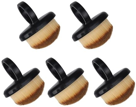 Xzmzbxzb Lot de 5 pinceaux à poussière pour ongles - Pour retirer la poussière - Pinceau de manucure