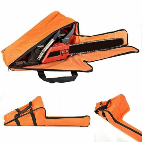 Besttoolifes Borsa per il trasporto della motosega, borsa per attrezzi per la lavorazione del legno in tessuto Oxford, custodia per motosega, contenitore per motoseghe