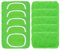 Dryxog 10 Pièces Serpillière 25,4 x 11,5 CM Mop Pads Microfibres Balai Serpillère, Lingettes Reutilisable Produits et Accessoires de Nettoyage pour Nettoyer Sols Secs Humides Bois Carrelage Marbre