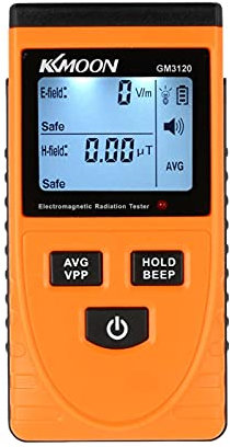 Contatore Geiger Digitale LCD. Contatore del tester del misuratore del misuratore del misuratore di radiazioni elettromagnetiche for il campo magnetico della radiazione elettrica