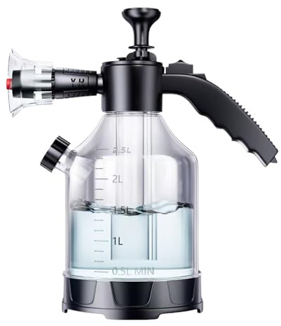 Pulvérisateur manuel à pression - Pulvérisateur à main - Pulvérisateur de mousse - Haute performance - Pompe de lavage de voiture - Vaporisateur pour arrosage des fleurs de jardin, nettoyeur d'animaux
